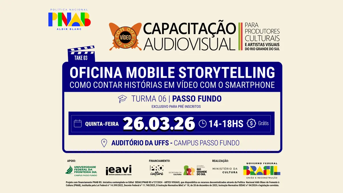 Cartaz de 26.03.26 | Turma 06 | Passo Fundo